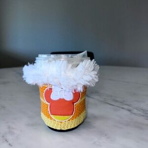 Crochet Minnie Mouse Candy Corn Coffee Cozy